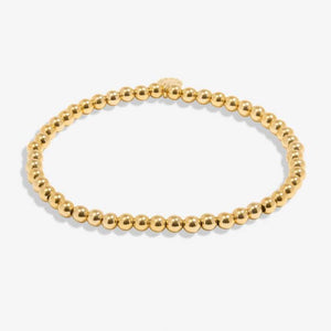 4mm Bead Stacking Bracelet In Gold-Tone Plating