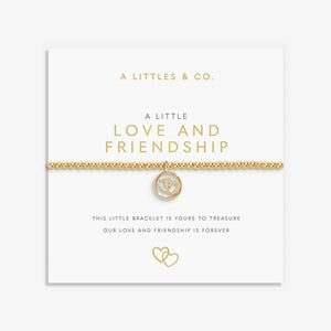 A Little 'Love And Friendship' Bracelet In Gold-Tone Plating