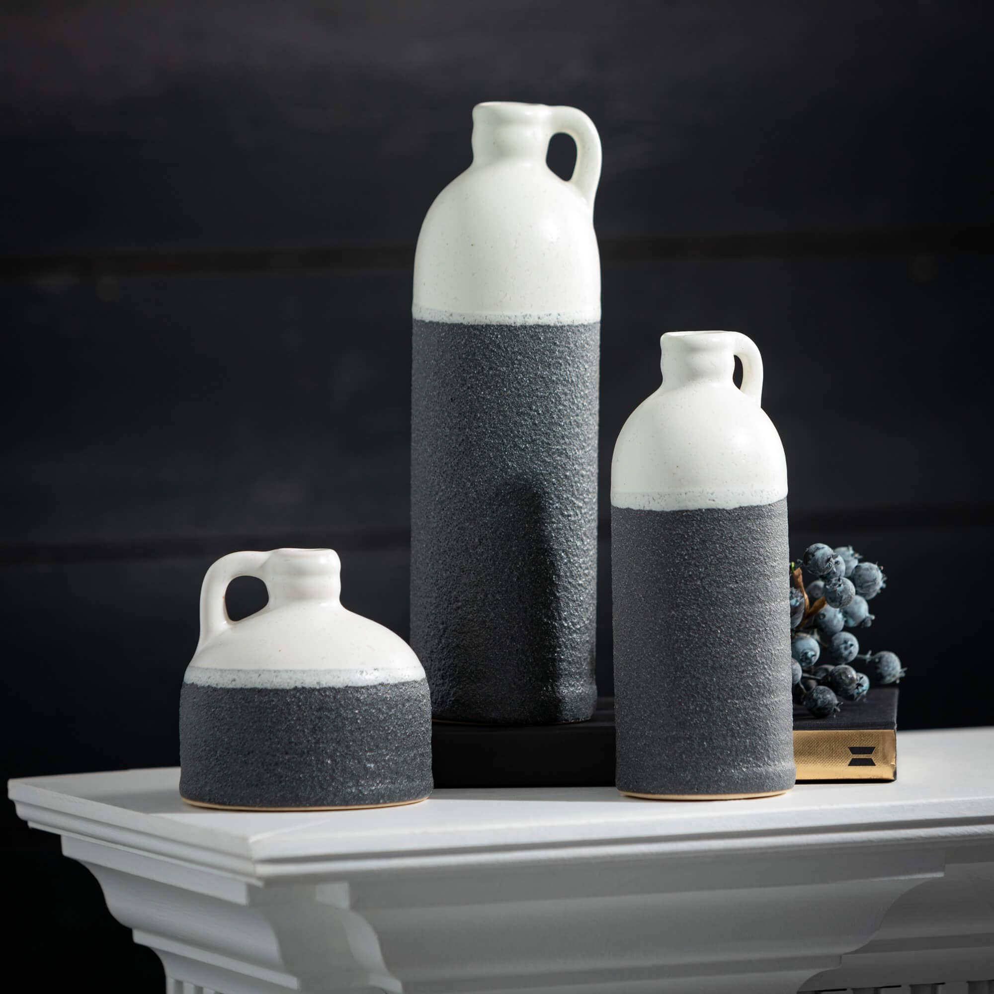 TWO-TONED JUG VASE