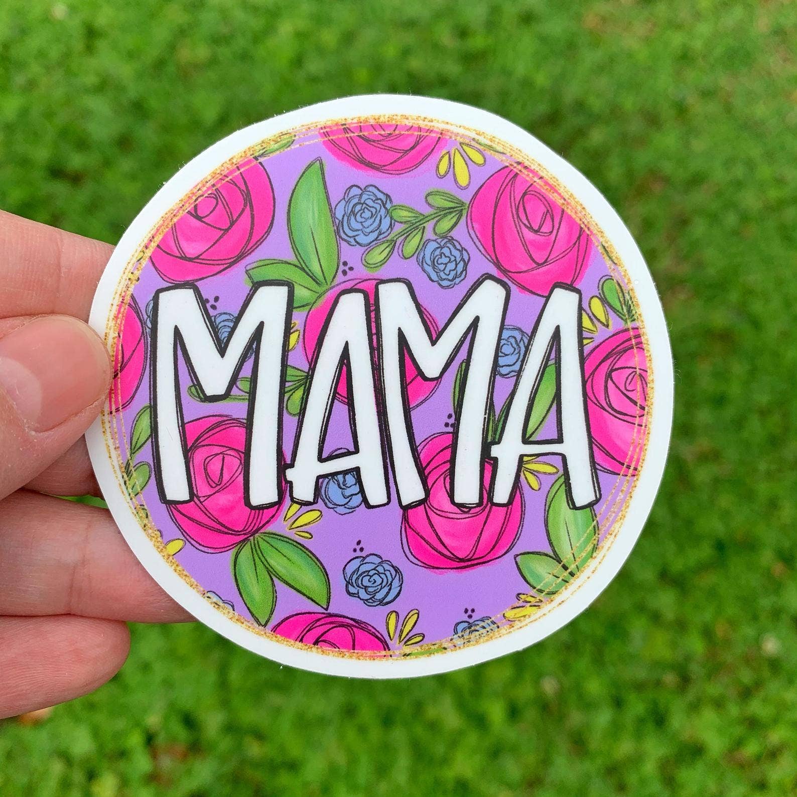 Floral Mama Sticker