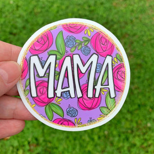 Floral Mama Sticker
