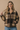 Checkered Jacquard Oversized Fit Jacket