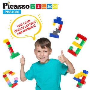 Brick Building Blocks - 1250pc