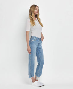 FONDLY HIGH RISE REGULAR STRAIGHT JEANS