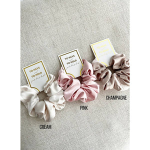 Silk Satin Soft Scrunchies - GRACE