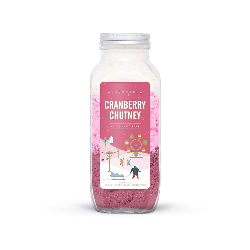 Cranberry Chutney Fizzy Salt Soak