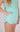 Teal Girls Towel Terry Short Sleeve Top and Short