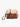 Natural/Brown Tara Micro Straw Crossbody/Wristlet w/ Front Zip Pocket