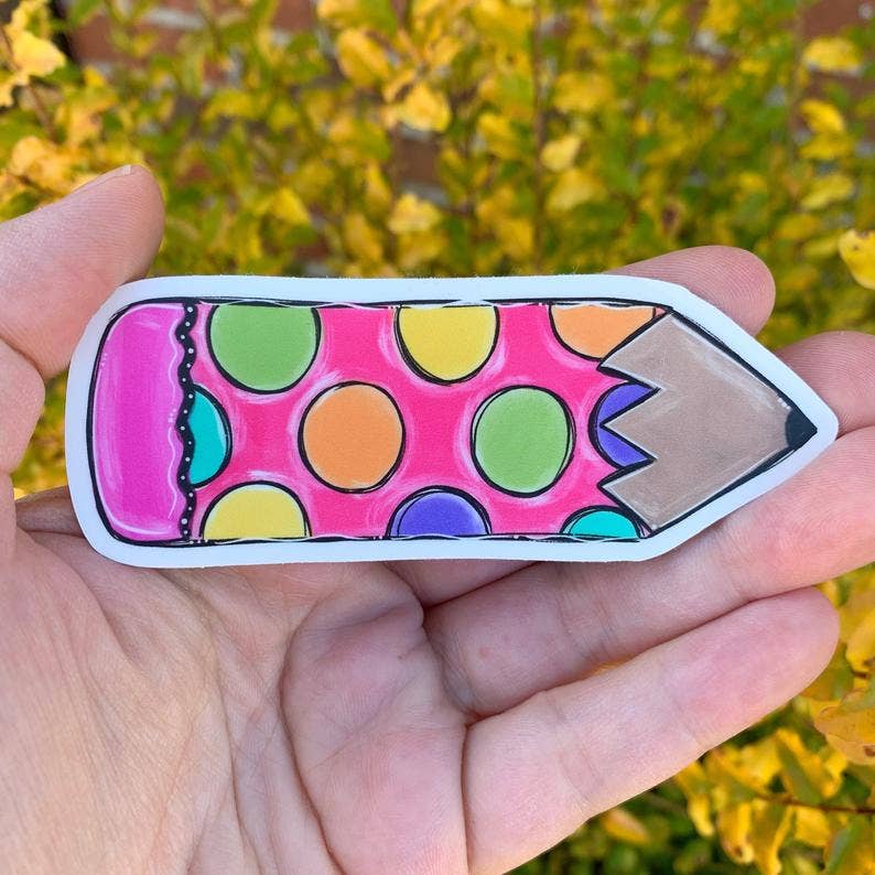 Colorful Pencil Sticker