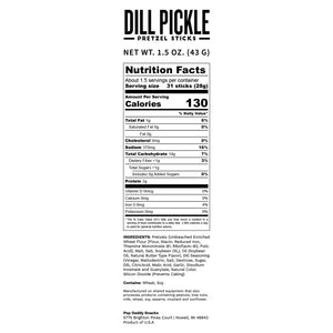 Dill Pickle Seasoned Pretzels 1.5oz