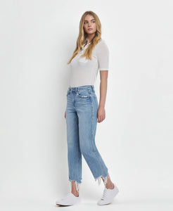 FONDLY HIGH RISE REGULAR STRAIGHT JEANS