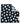 Polka Dottie: Reversible Washcloth: Black/White / 12x12 in / Washcloth