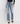 MOUNT BRUCE  MID RISE SEAMLESS WAISTBAND BOOTCUT JEANS