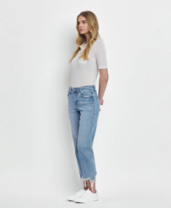 FONDLY HIGH RISE REGULAR STRAIGHT JEANS