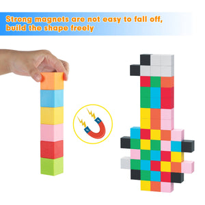 Magnet Cube Building Blocks 54 Pieces 1.2" Magnetic Cube Toy