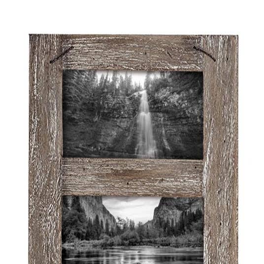 4X6 Five Photo Weathered Wood Frame