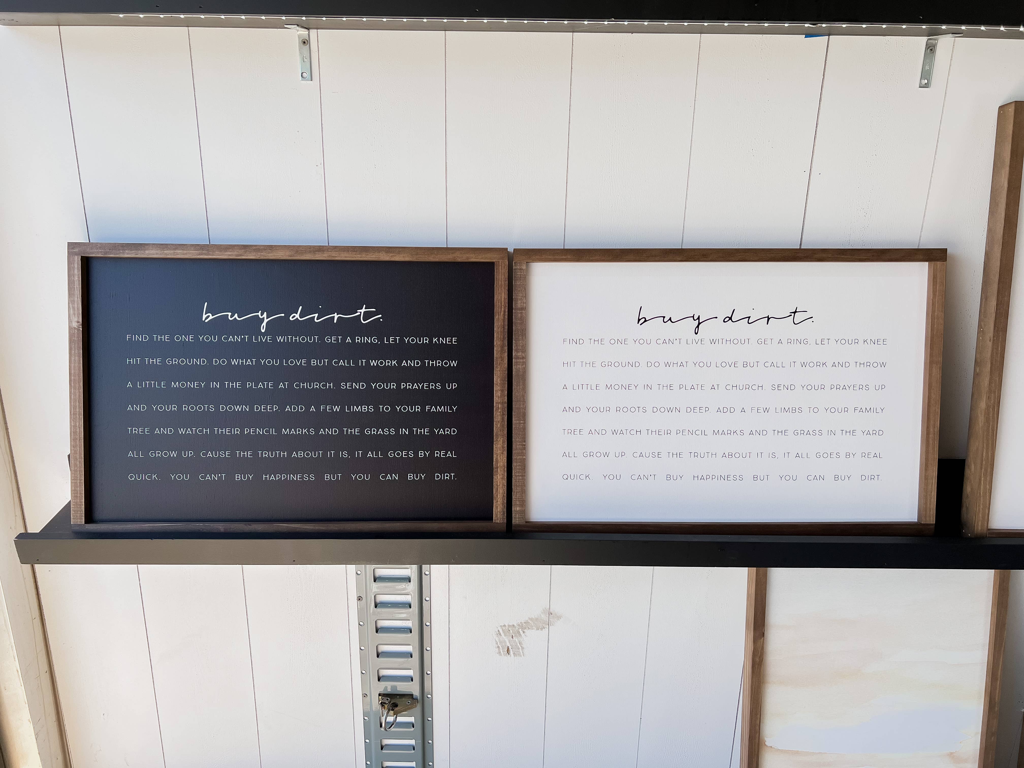 Buy Dirt - Horizontal | Wall Decor, Home Decor, Wall Art: 12x8"