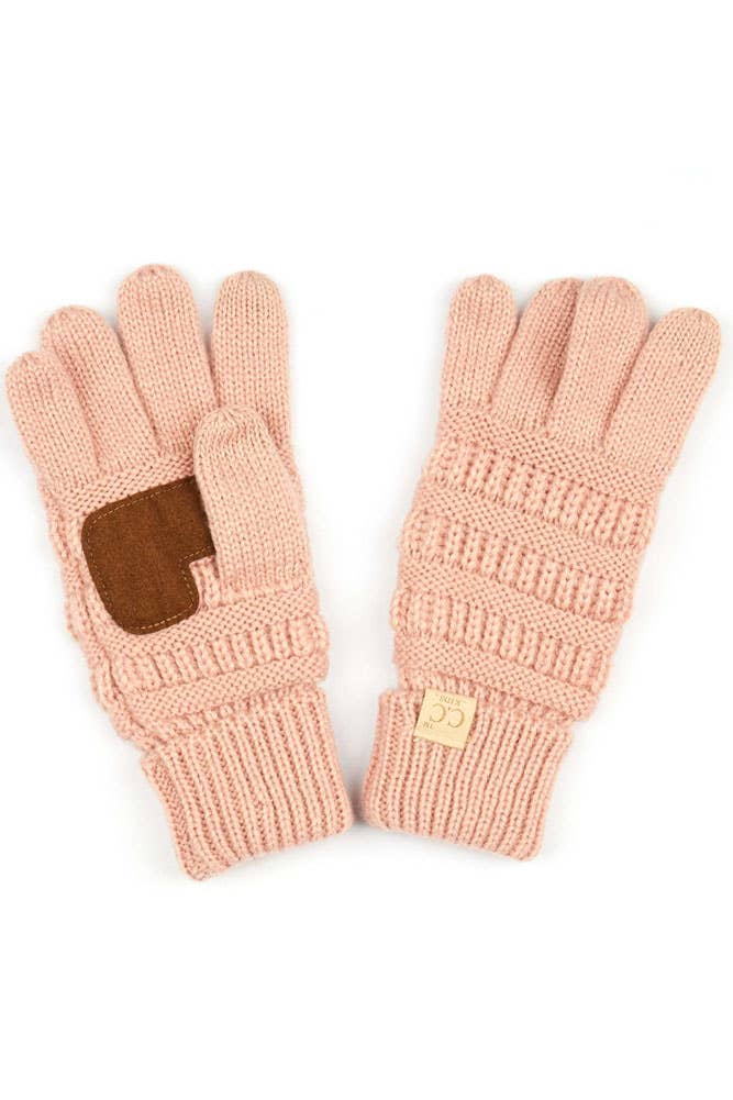 Indi Pink C.C Kids Knit Gloves