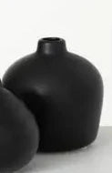 EBONY COMPACT VASE