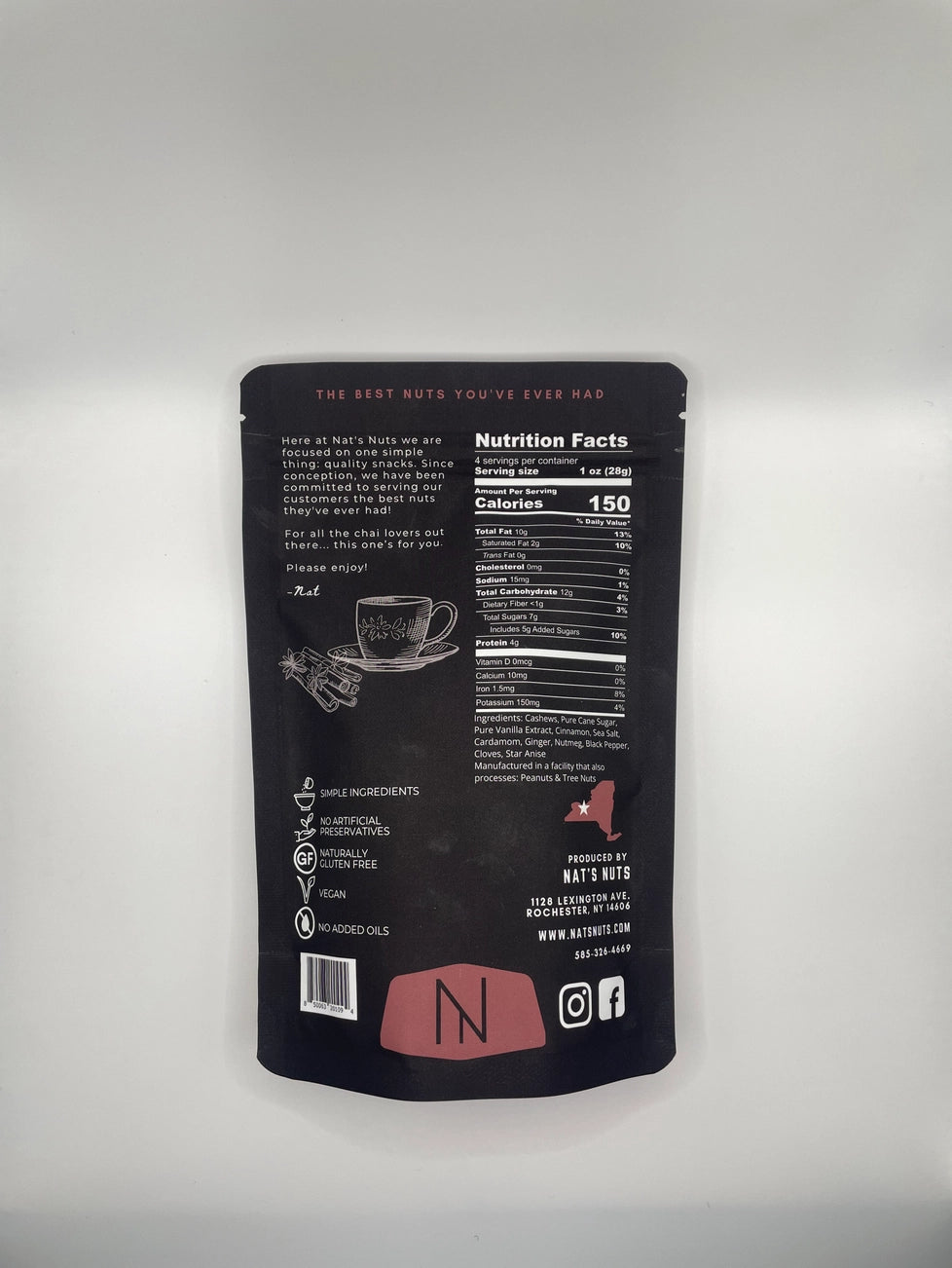 Vanilla Chai Cashews