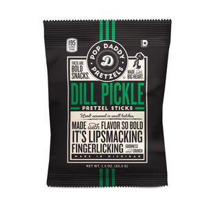 Dill Pickle Seasoned Pretzels 1.5oz