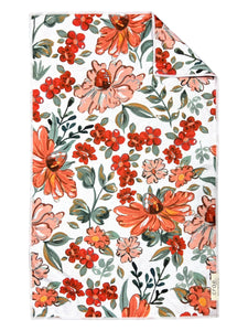 Donna: Double-Sided Hand Towel: White / 17x27 in / Hand Towel