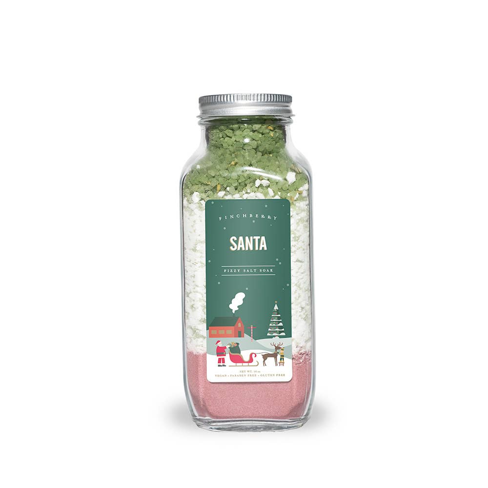 Santa Fizzy Salt Soak