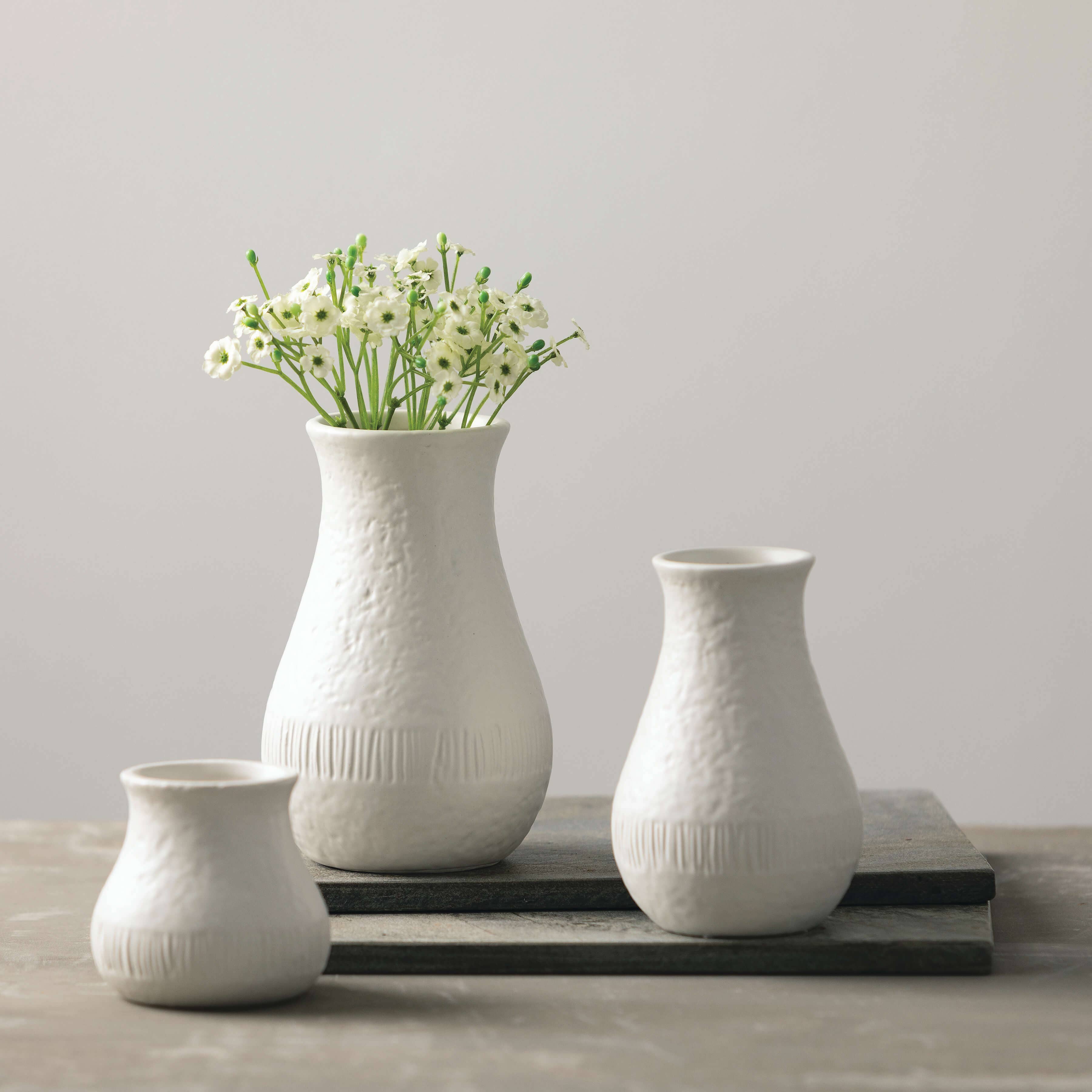 CHIFFON STONE VASE