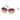 Jade Round Metal Inlay Women's Sunglasses