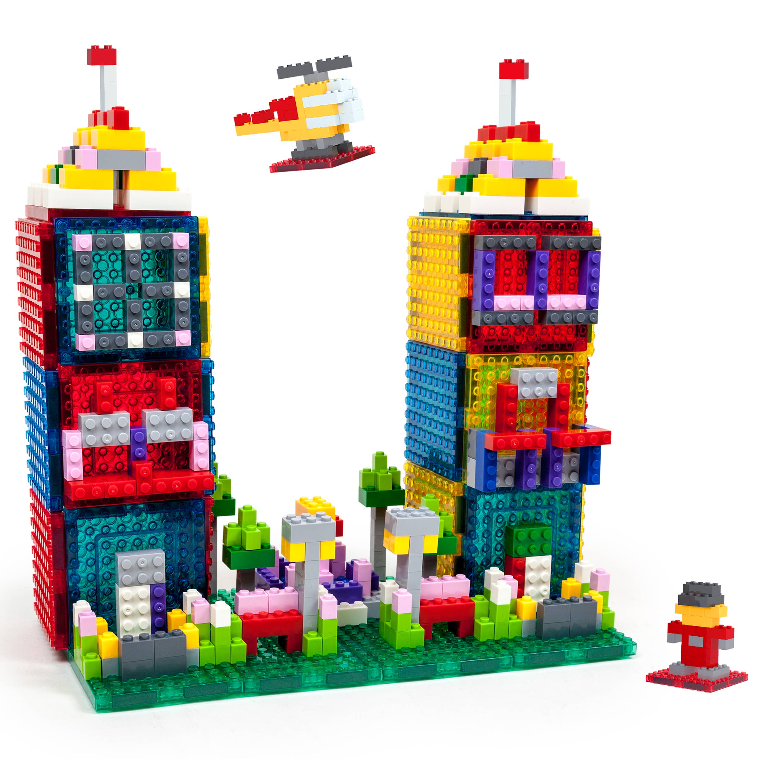 1016 Piece Magnetic Brick Tiles & Bricks