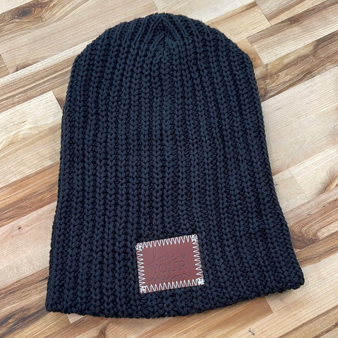 Toddler Black Beanie