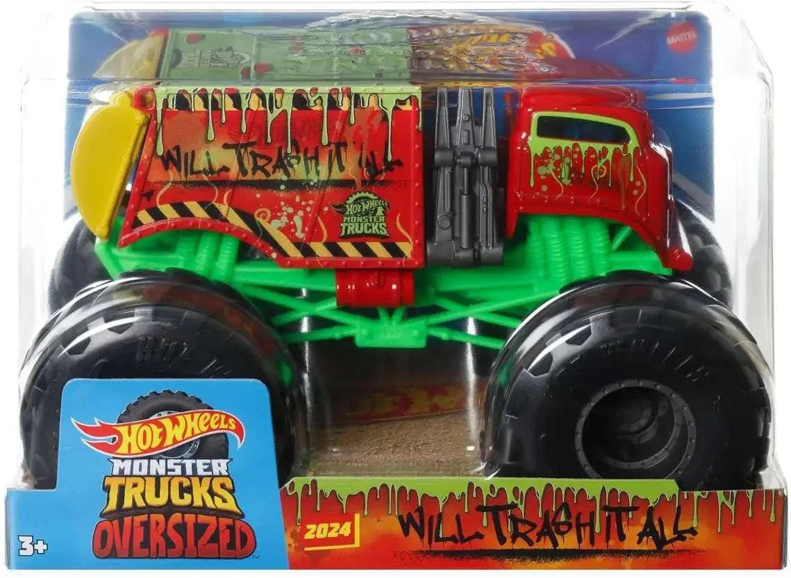 Oversized Hot Wheels Monster Trucks