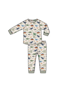 Washy Dinos - L/s Loungewear Set