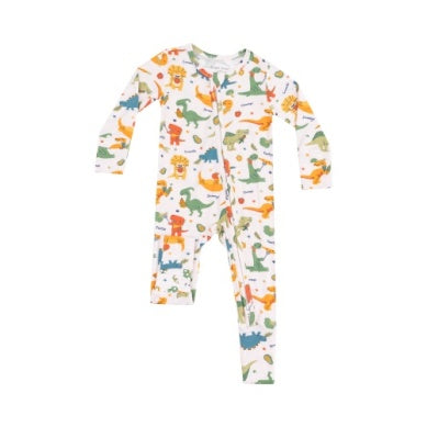 Veggie Dinos 2 Way Zipper Romper