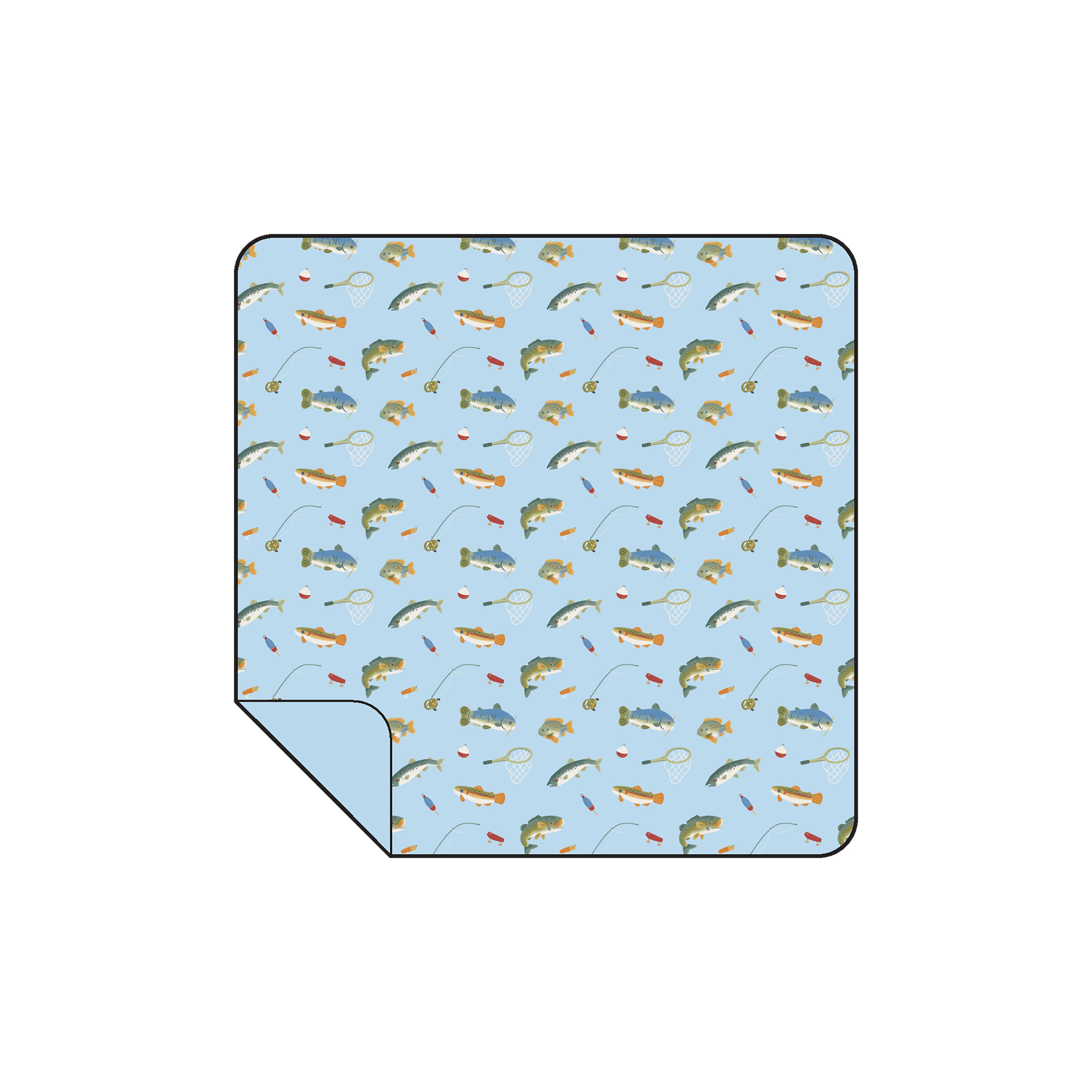 Fishing Swaddle Blanket