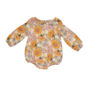 Sunflower Child Ruffle Collar Bubble