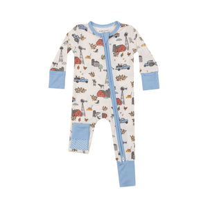 Hay Farmer Blue Romper