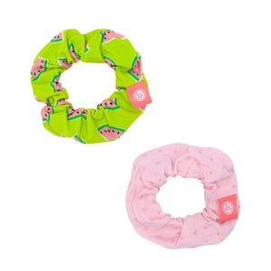 2PK SCRUNCHIE SET: tart melon