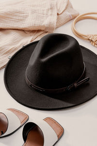 Black Belted Fedora