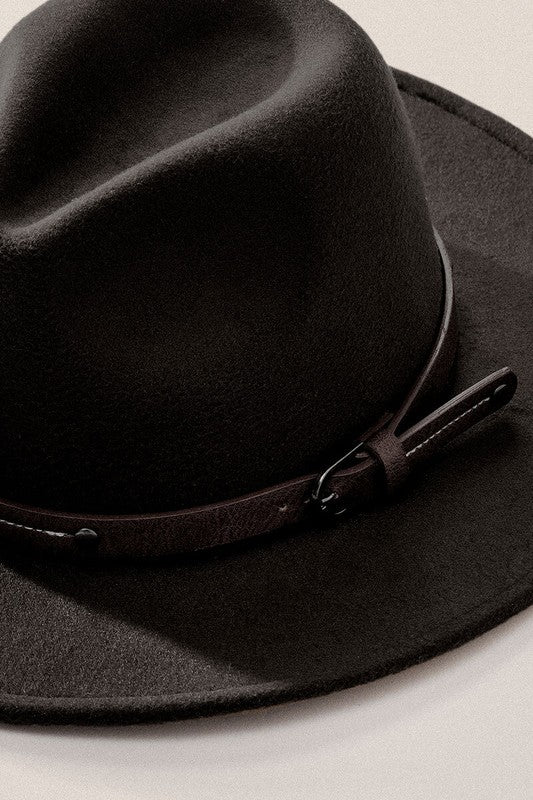 Black Belted Fedora