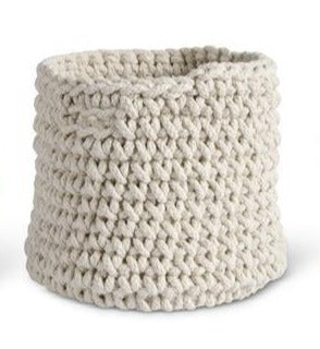 Cream Woven Rope Baskets