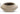 Small Wood Carved Bowl w/Beaded Trim