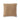 18 Inch Square Tan Jute & Cotton Diamond Woven Pillow