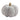 GRAY CHUNKY PUMPKIN SITTER