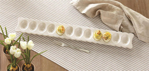 Long Deviled Egg Tray & Fork Set