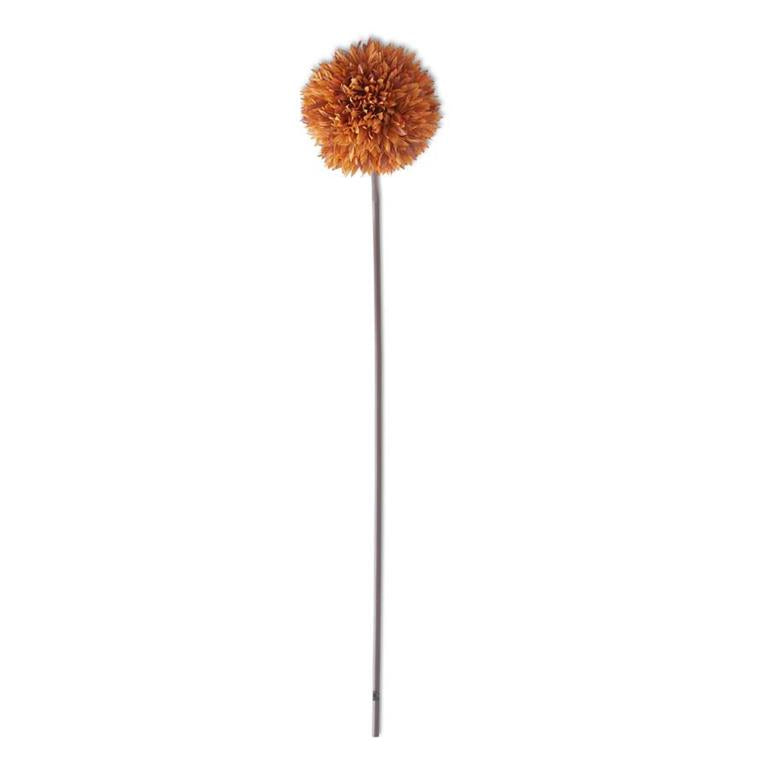 26in Orange Allium Stem