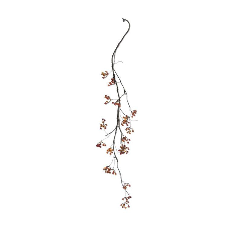 43in. Brown Berry Garland