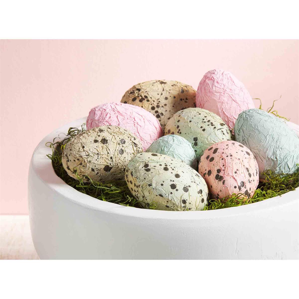 PINK PAPER MACHE EGG