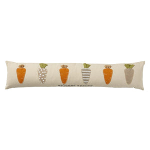 CARROT APPLIQUE PILLOW