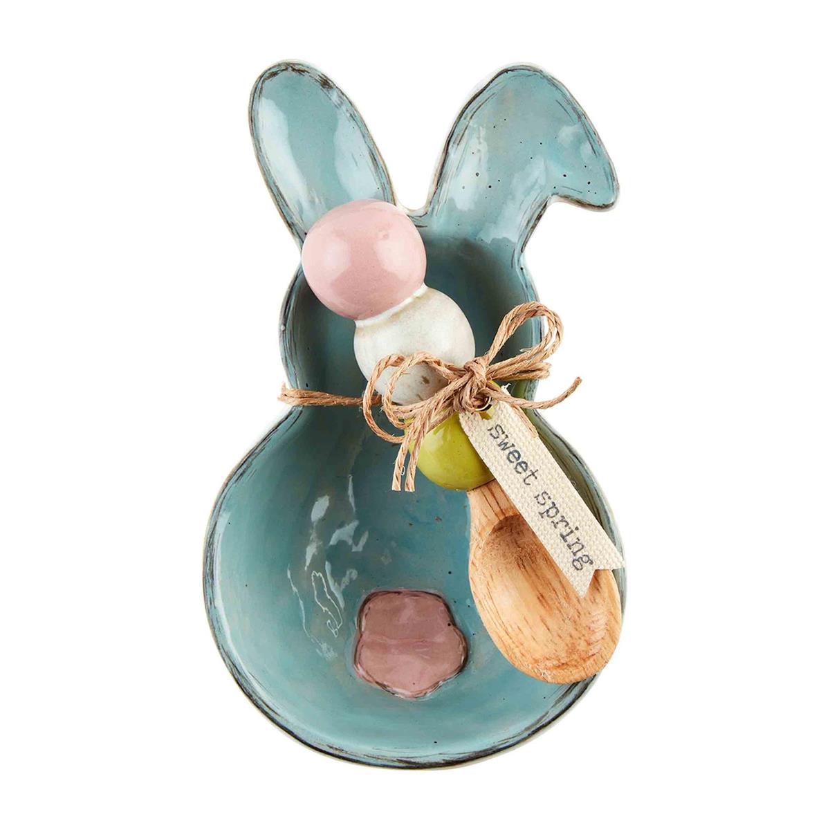 BLUE BUNNY CANDY DISH SET